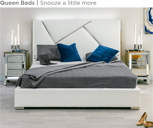 Queen Beds. Snooze a little more.